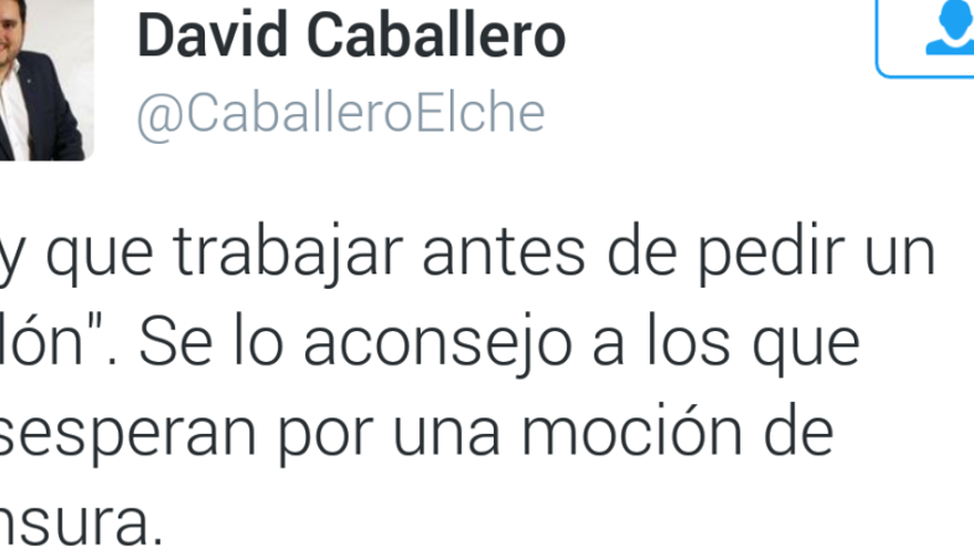 David Caballero a Cristina Martínez: «Hay que trabajar antes de pedir un &quot;sillón&quot;»