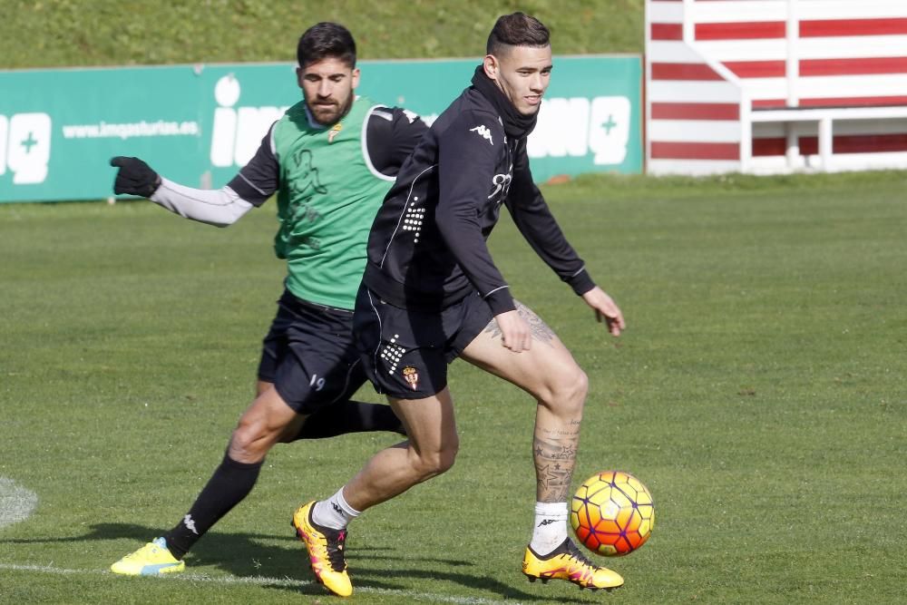 Entrenamiento del Sporting