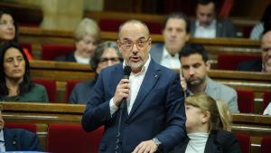 El ’conseller’ de Drets Socials, Carles Campuzano, en el Parlament