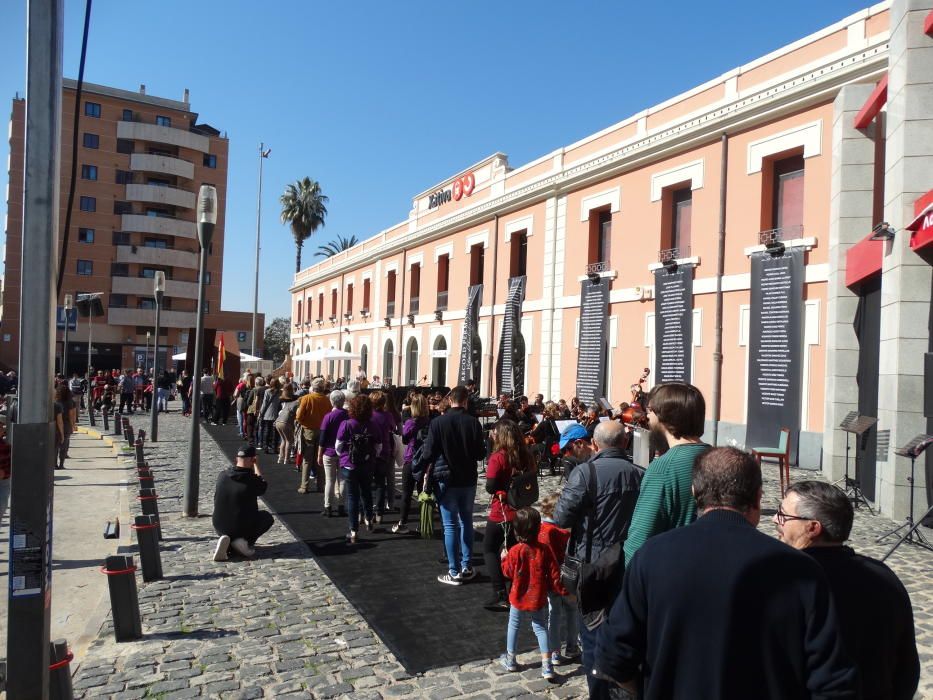 Homenaje a las víctimas del bombardeo franquista en Xàtiva