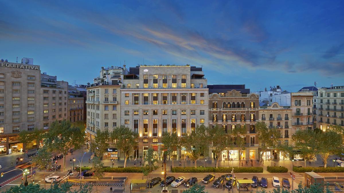 Vista exterior del Hotel Mandarin Oriental Barcelona.
