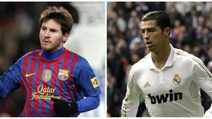 Messi y Cristiano Ronaldo.