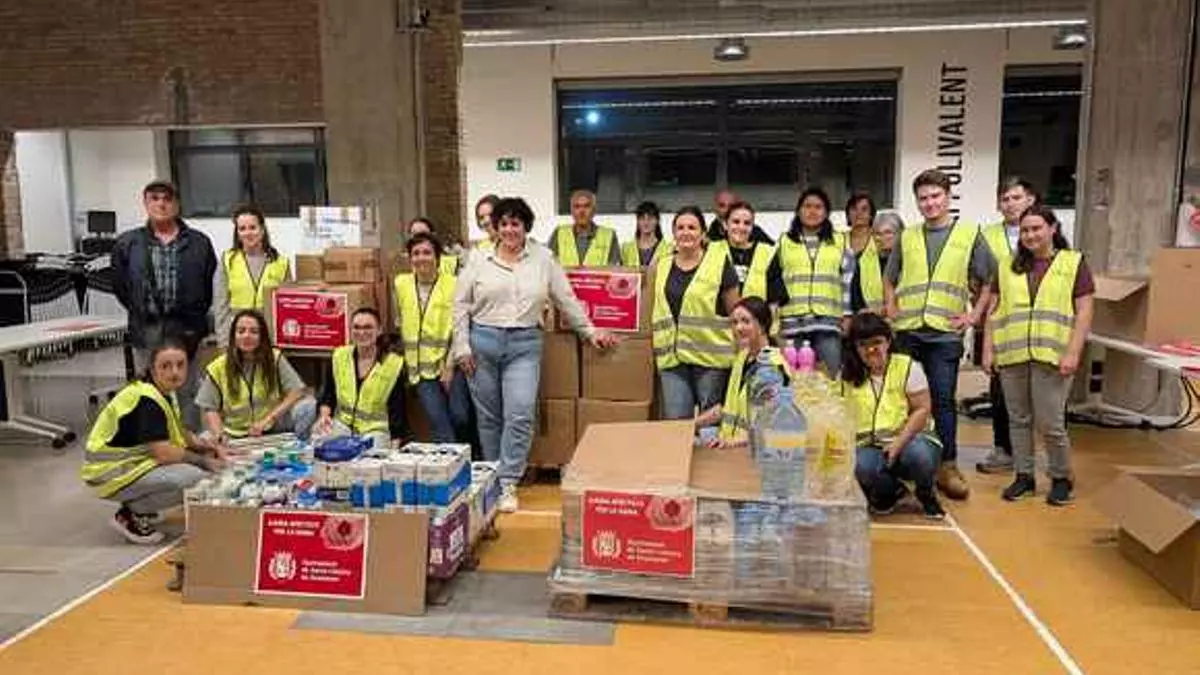 Santa Coloma moviliza más de 40 toneladas de ayuda para los afectados de la DANA en Valencia y Albacete