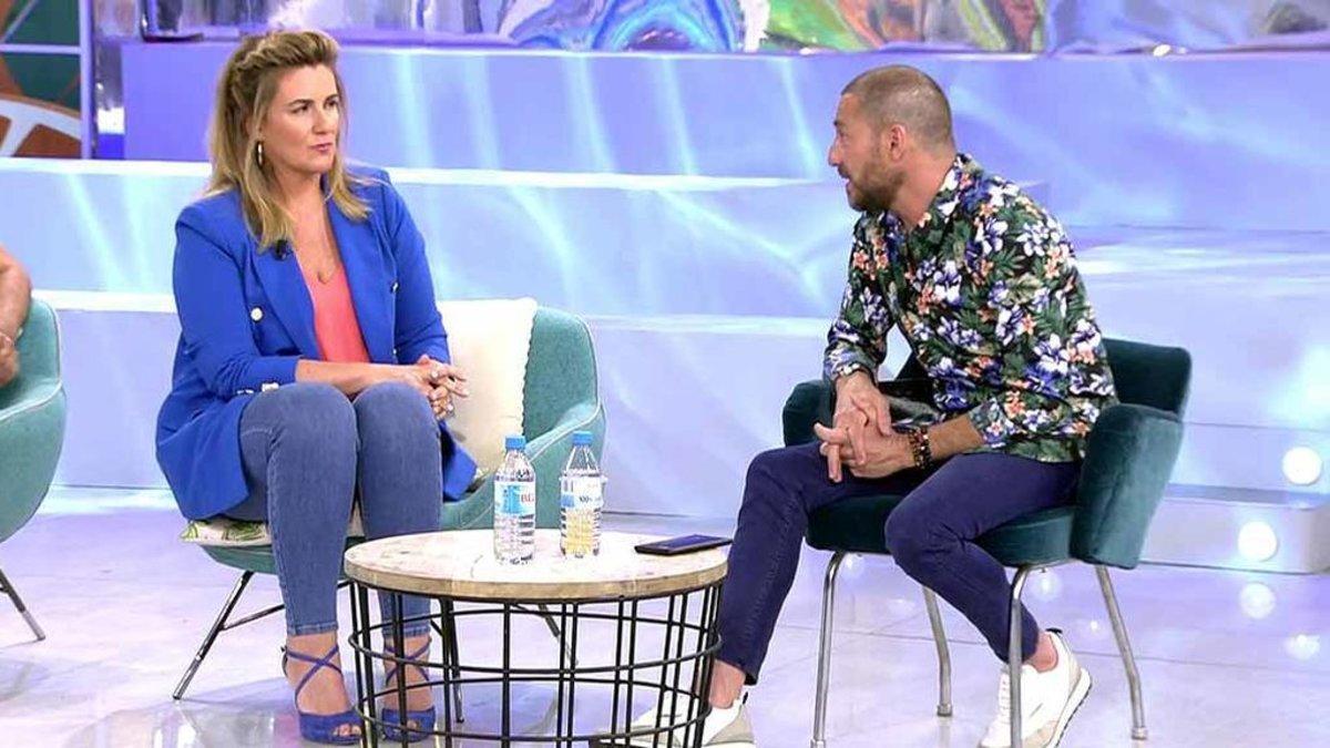 Carlota Corredera y Antonio David Flores en 'Sálvame'