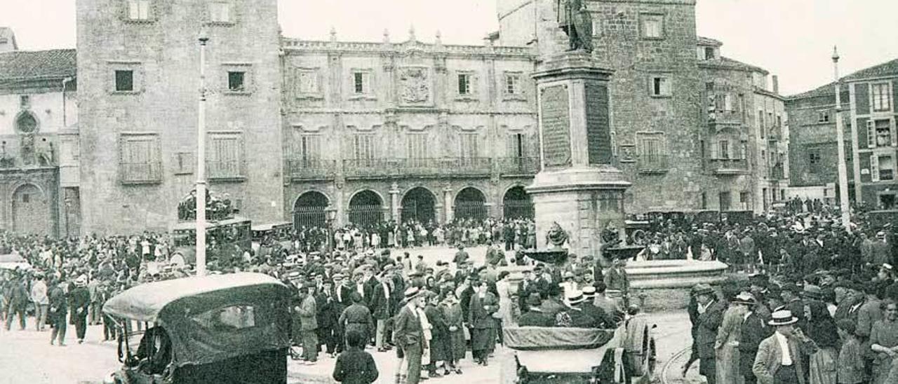 El palacio de Revilla-Gigedo, donde se hospedaron los reyes en 1918.