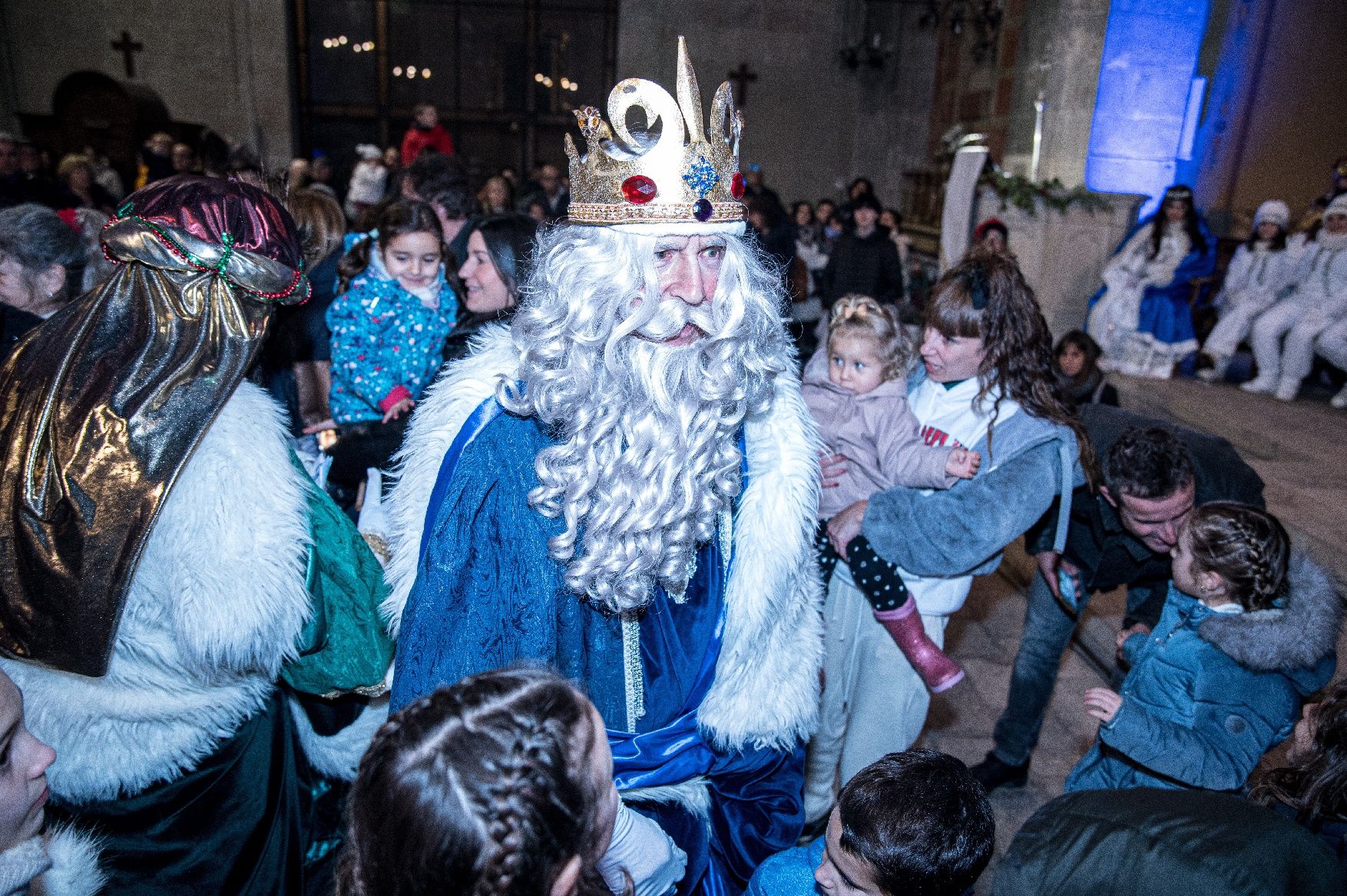 La visita dels Reis d'Orient a Moià, resumida en imatges