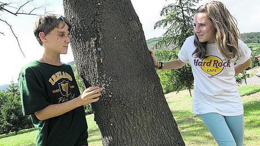 Hugo Otero, con su hermana Alejandra.