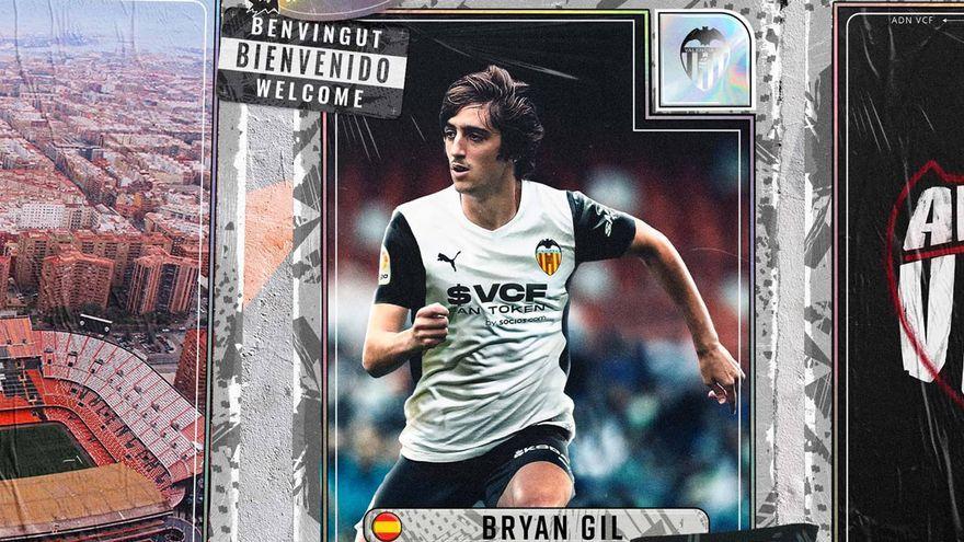 Bryan Gil, nuevo jugador del Valencia