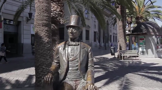 Estatua de Hans Christian Andersen