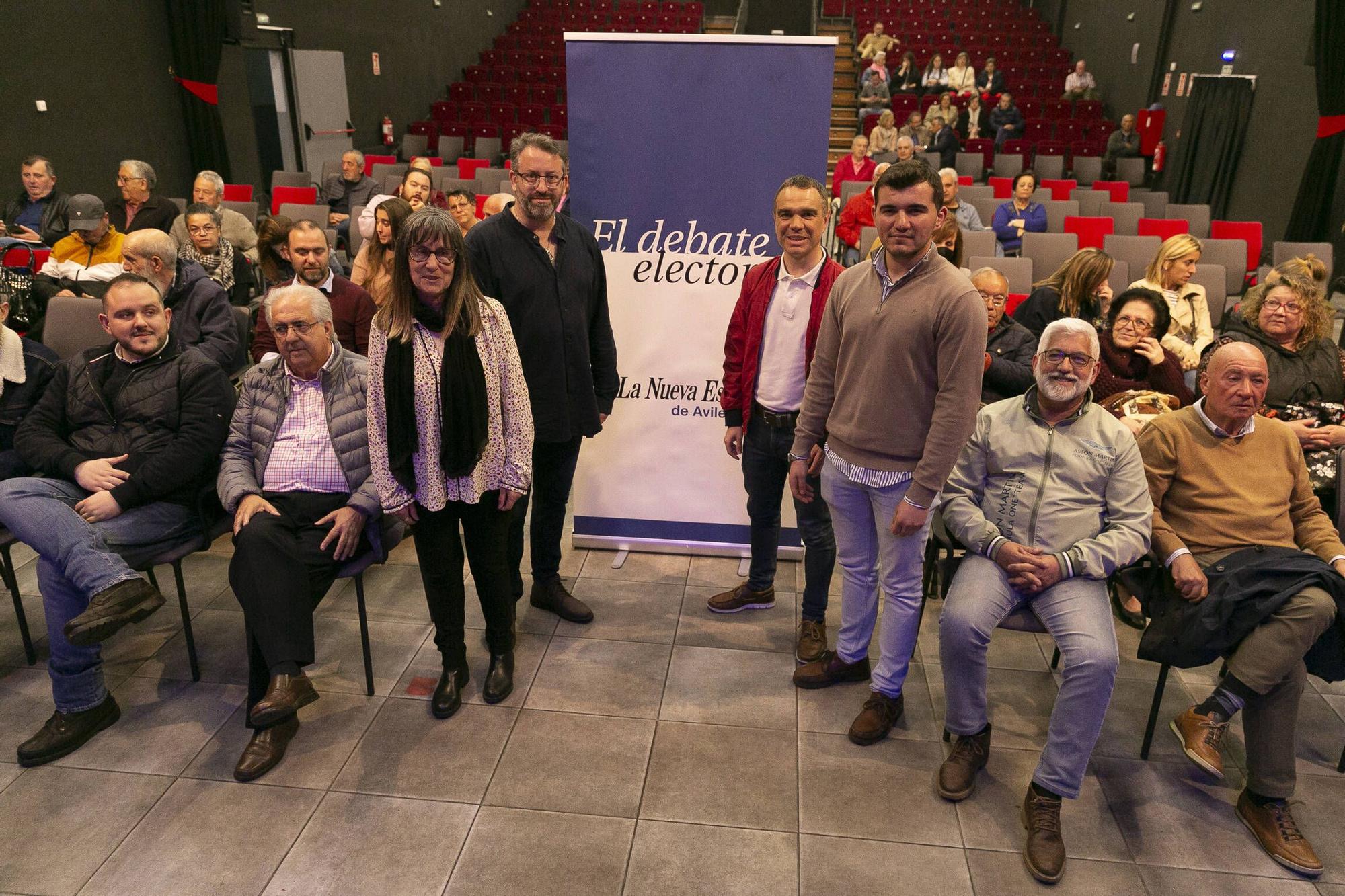 EN IMÁGENES, el debate electoral organizado por LA NUEVA ESPAÑA en Corvera