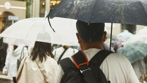 Fuertes lluvias en Japón.