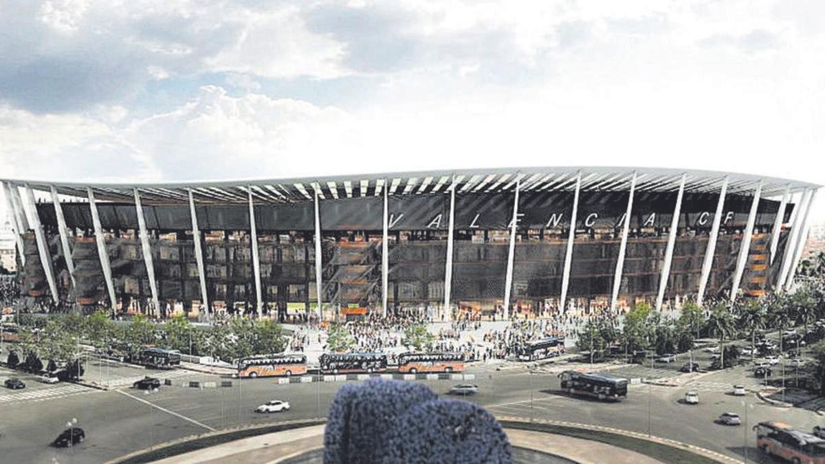 El proyecto original del Nou Mestalla ha sufrido varias modificaciones.