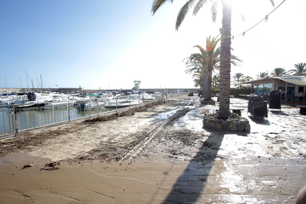 Estas son las imágenes que deja la DANA a su paso por Águilas