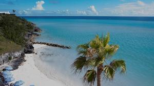 Imagen de una playa en Southampton (Bermudas).