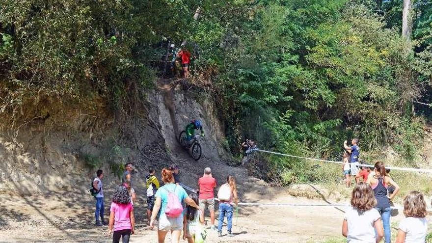 Un momento de la competición en Moaña. // Gonzalo Núñez