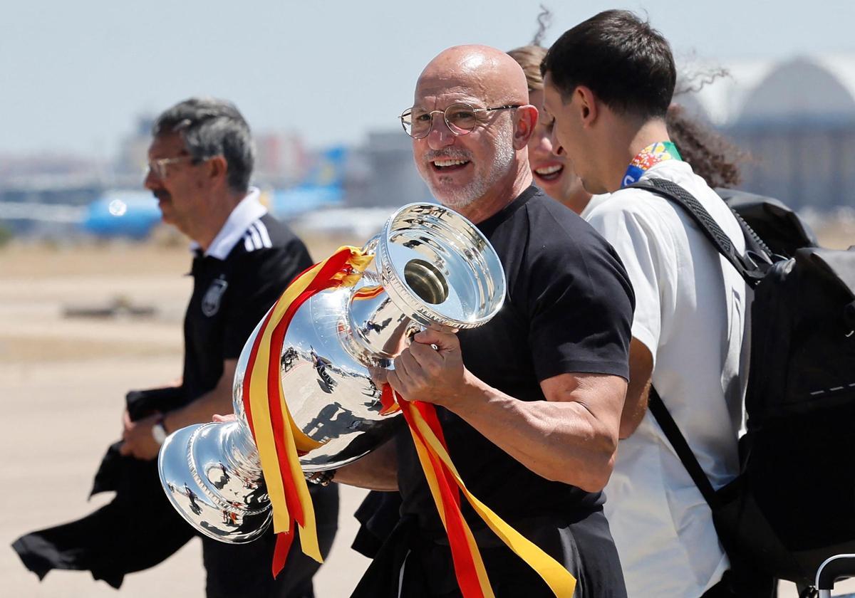 La Selección llega a España