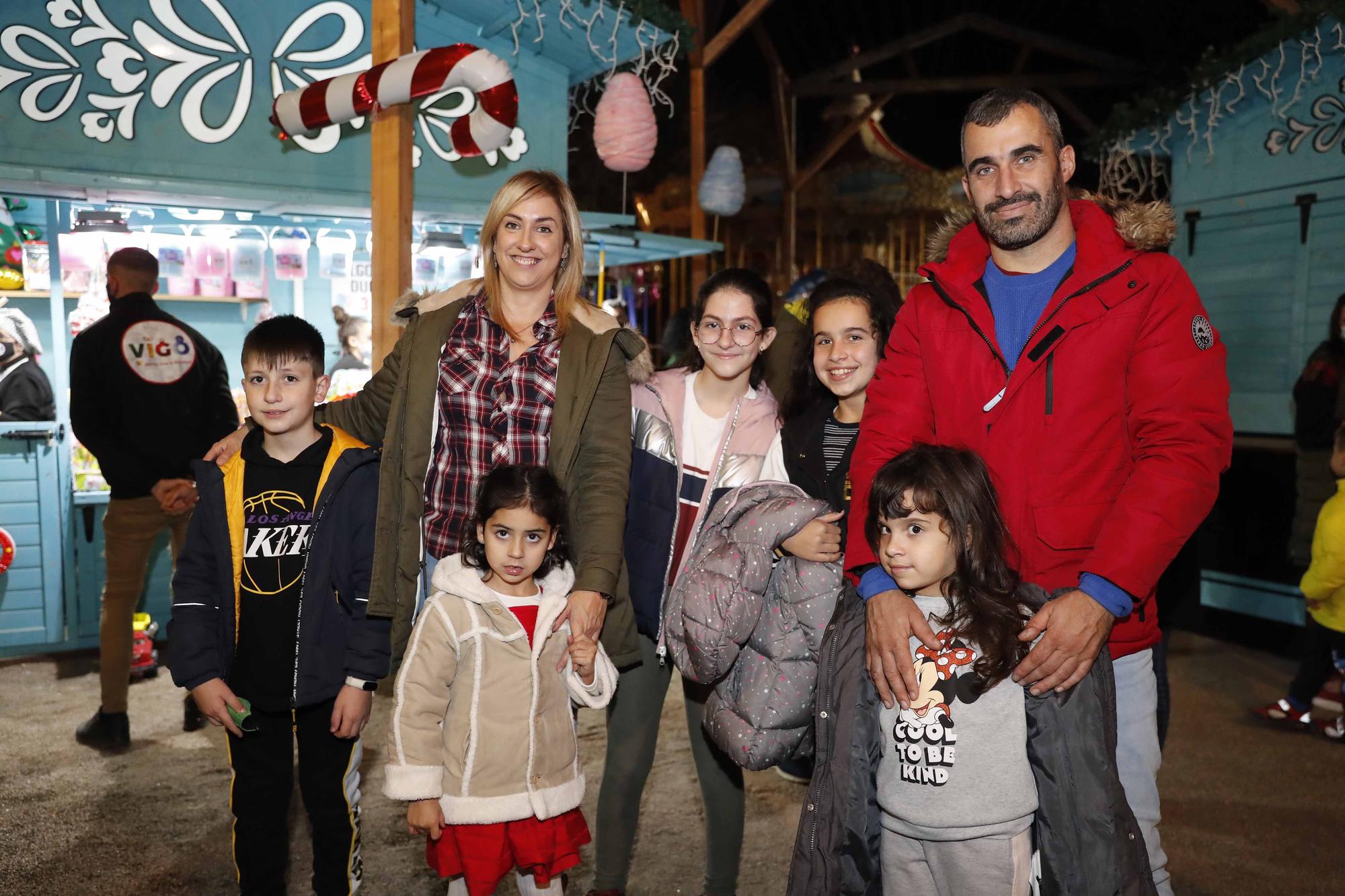 Las mejores imágenes del encendido de la Navidad en Vigo