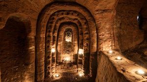 Un cau de conills amagava un santuari templer de més de 700 anys.