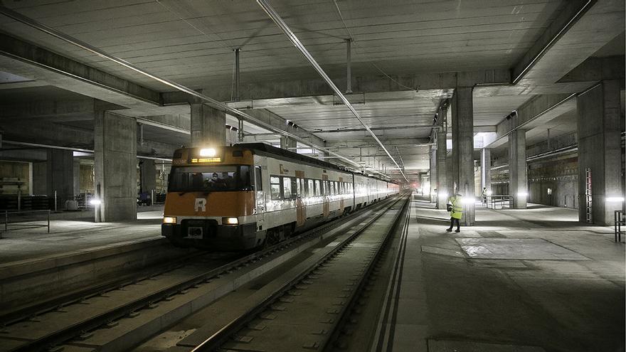 Els primers trens amb passatgers passen des d’avui per l’estació de La Sagrera