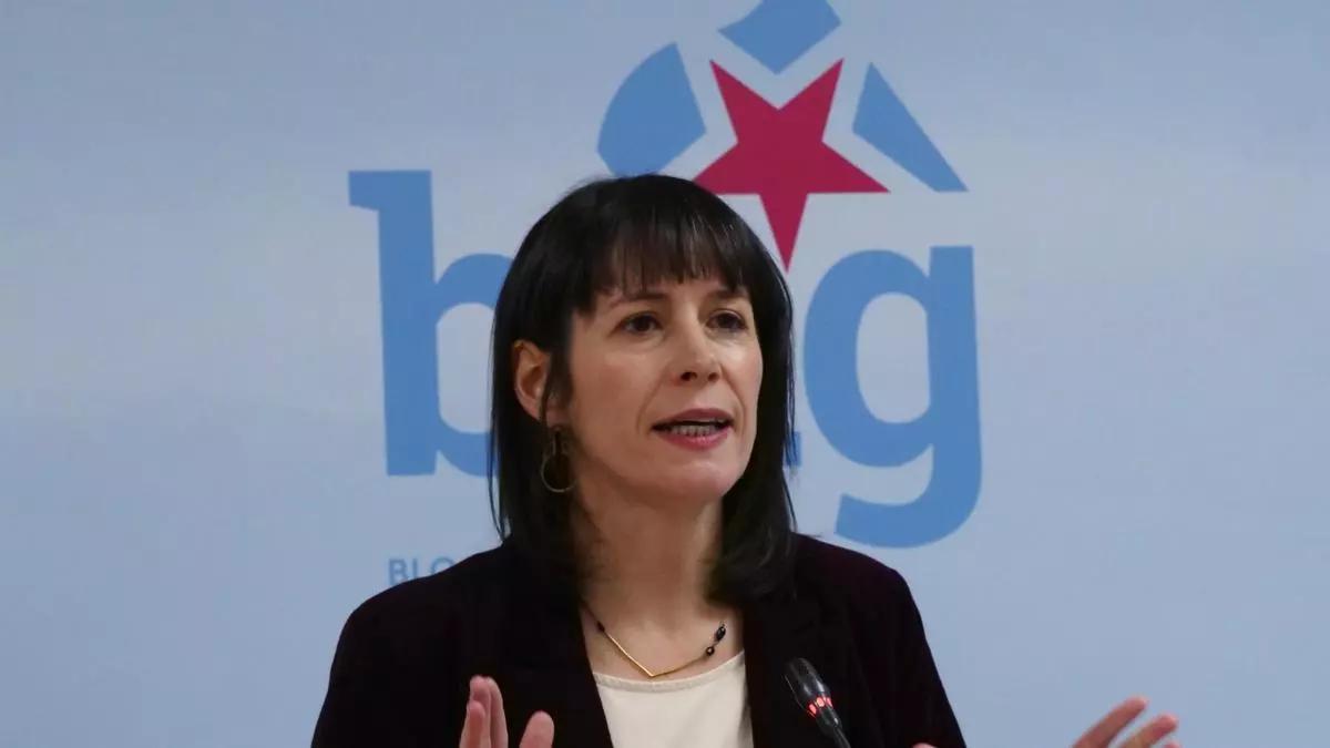 Ana Pontón, en una comparecencia