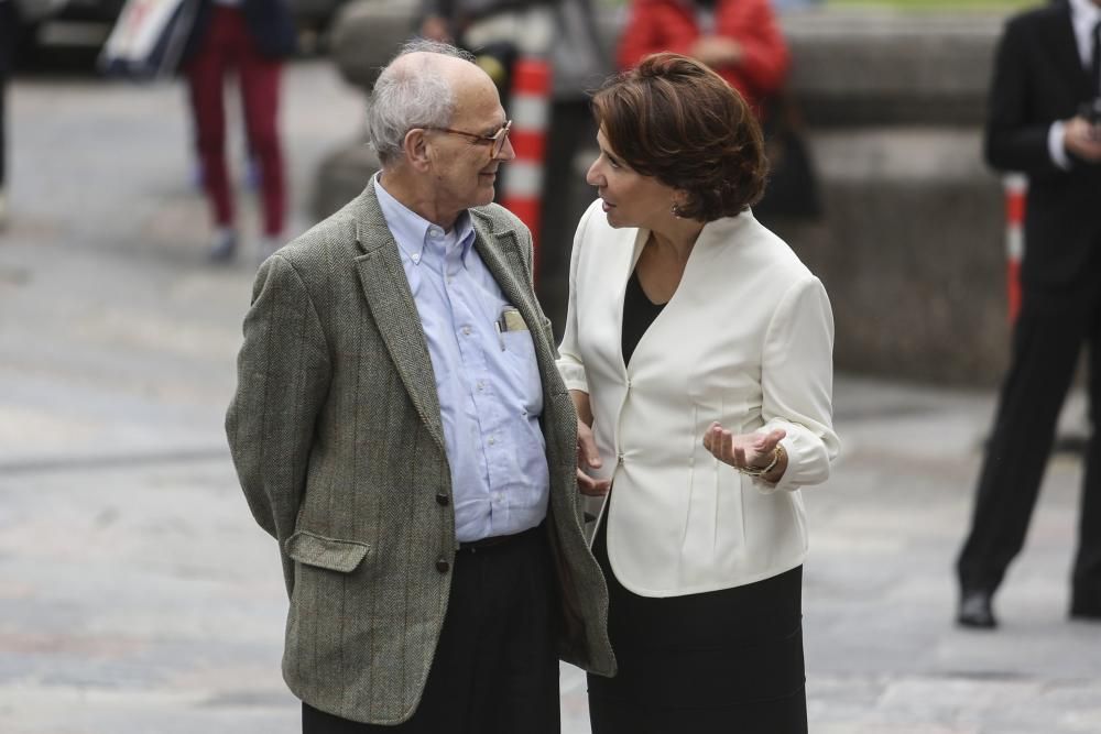 Llegada a Oviedo de Rainer Weiss, premio Princesa de Asturias de Investigación Científica y Técnica