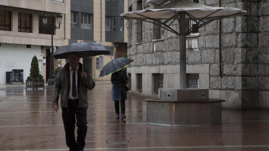 Domingo de lluvia y nieve en Asturias