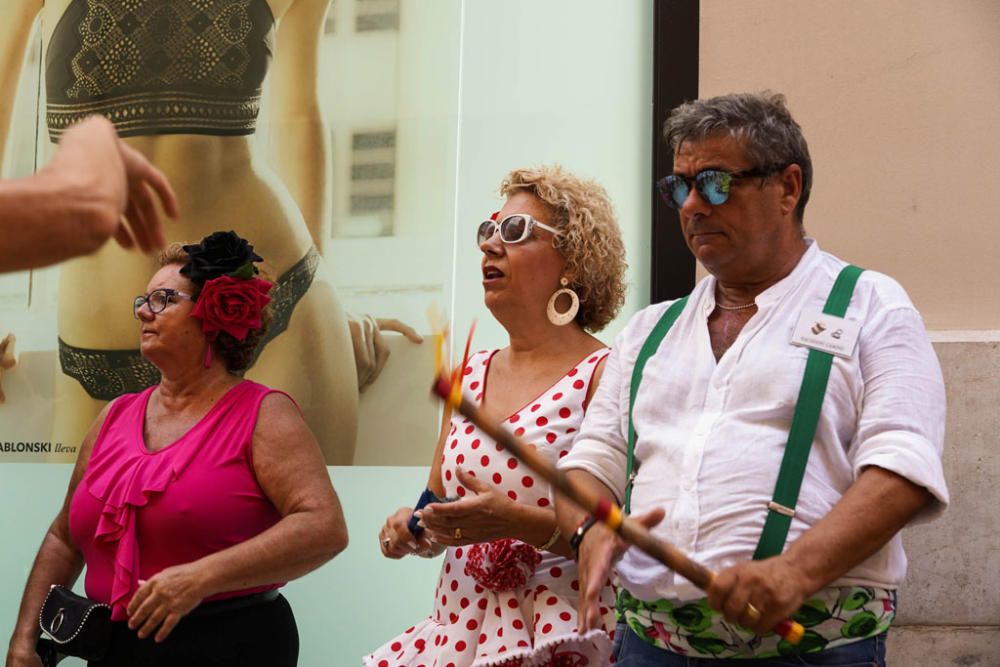 Último día de Feria en el Centro de Málaga