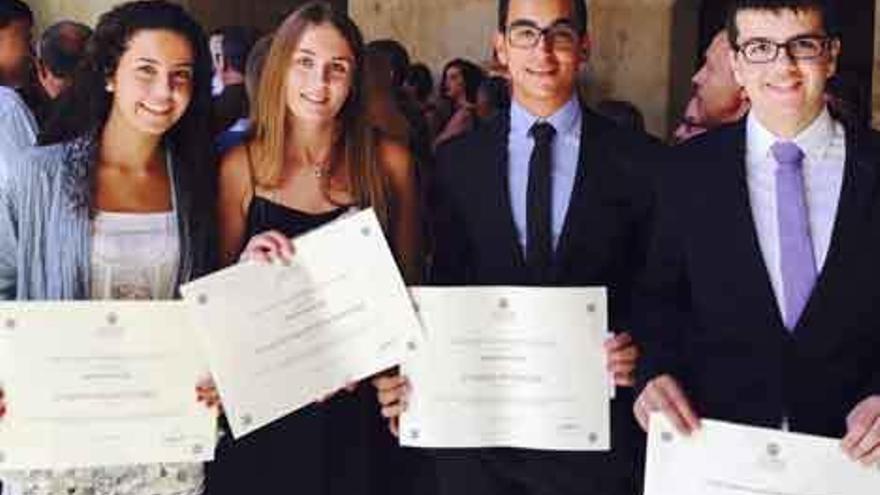 Cuatro estudiantes benaventanos premiados por su nota en Selectividad