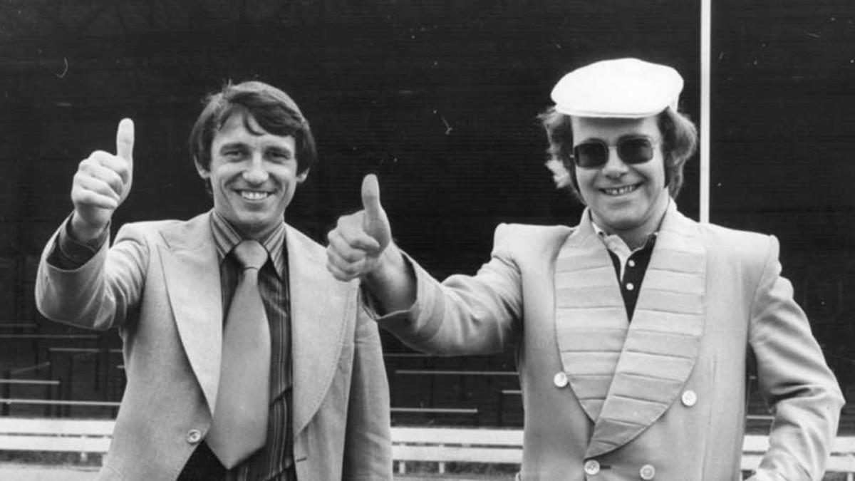 Elton John presidió el Watford y Graham Taylor fue su entrenador durante una década (1977-87)