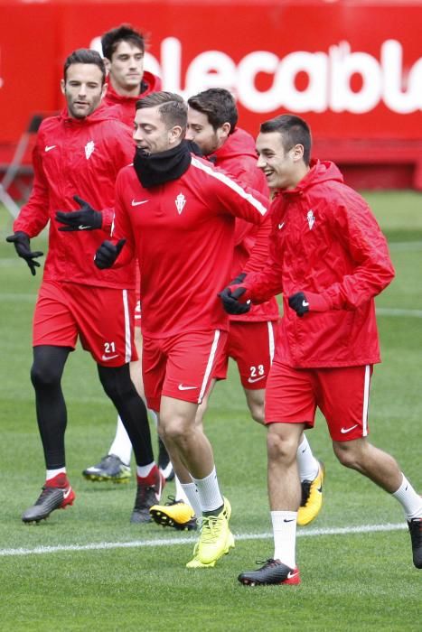 Entrenamiento del Sporting