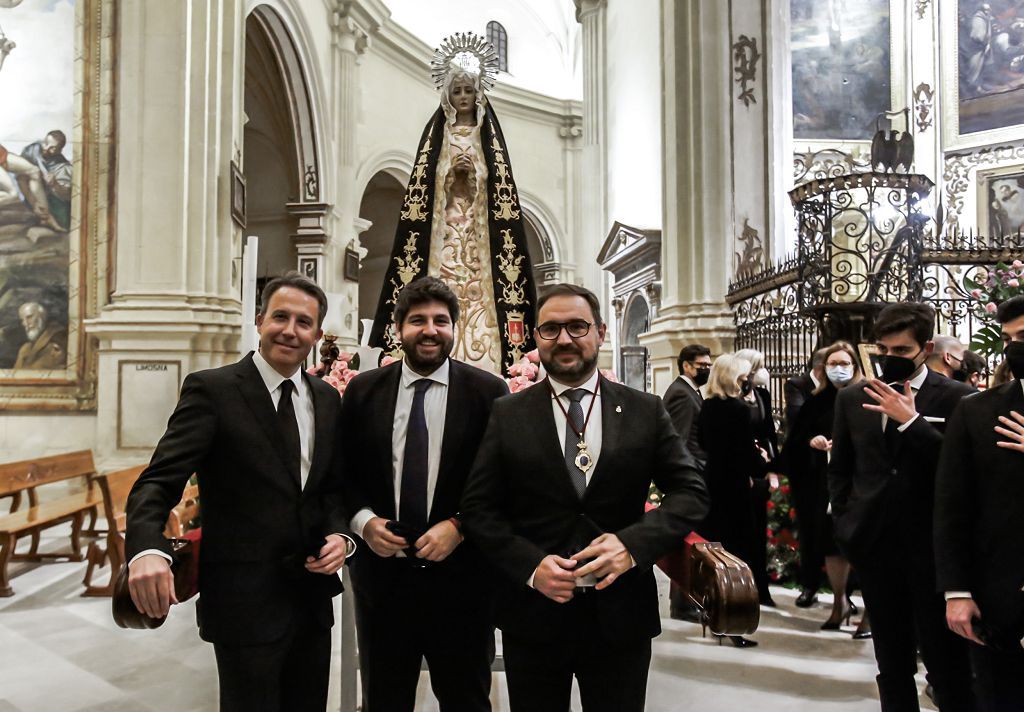 Semana Santa de Lorca 2022: Virgen de la Soledad del Paso Negro, iglesia y procesión