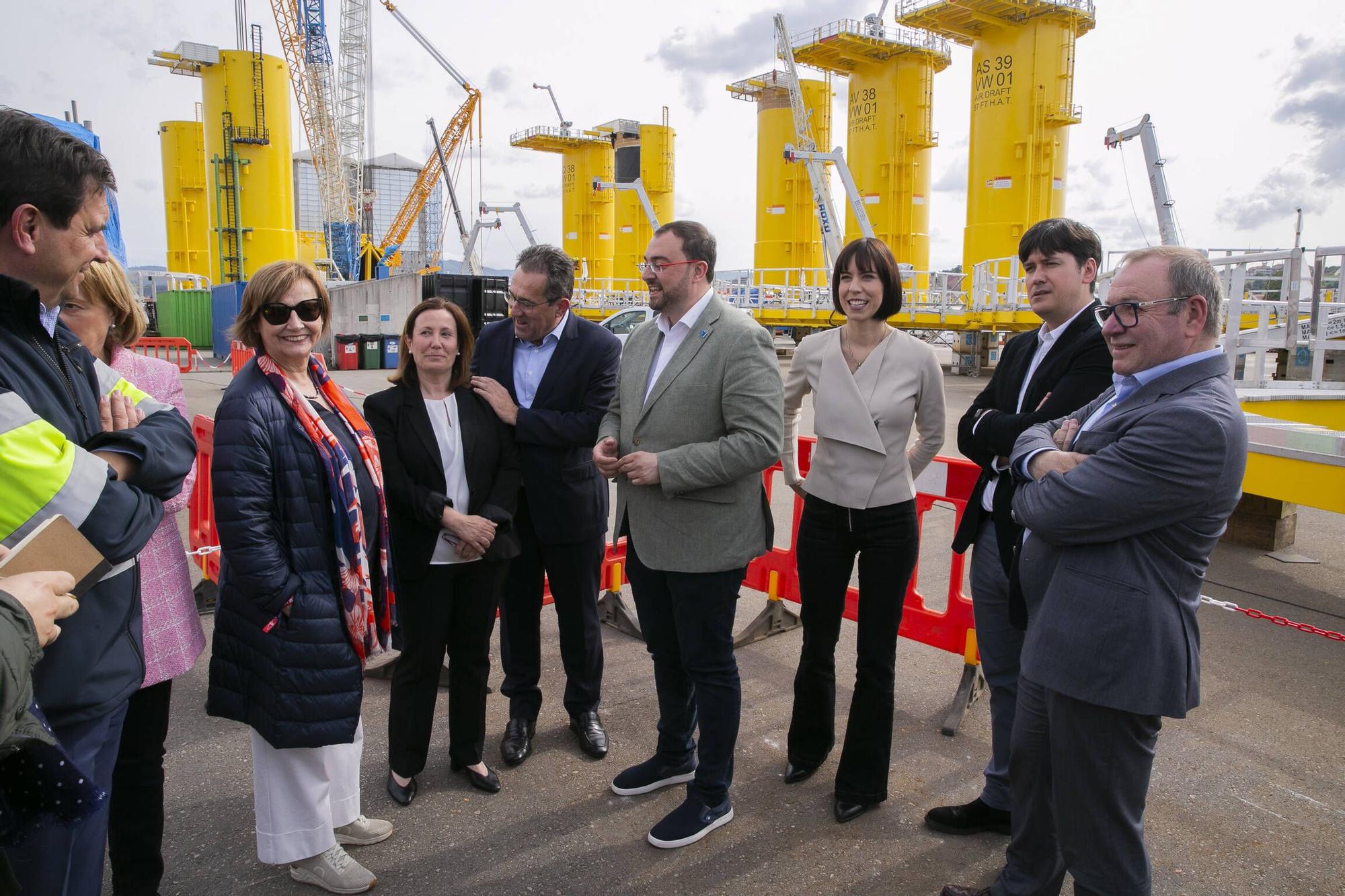 EN IMÁGENES: La visita de la ministra de Ciencia a Avilés