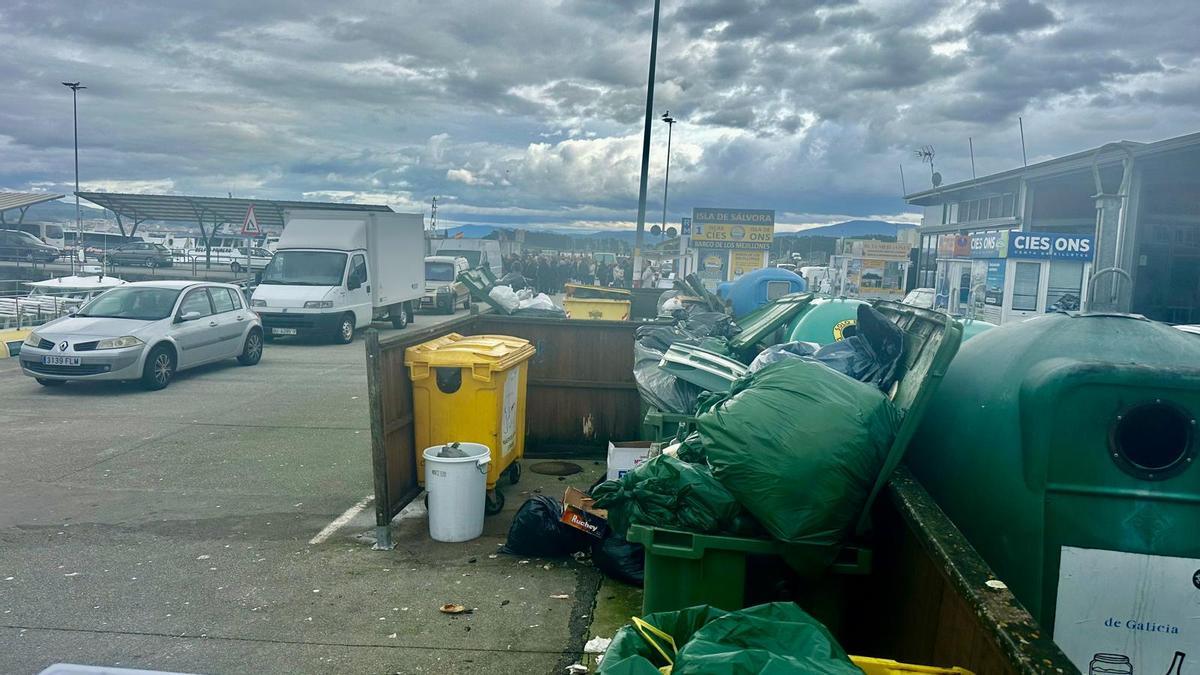 La zona portuaria de O Corgo.