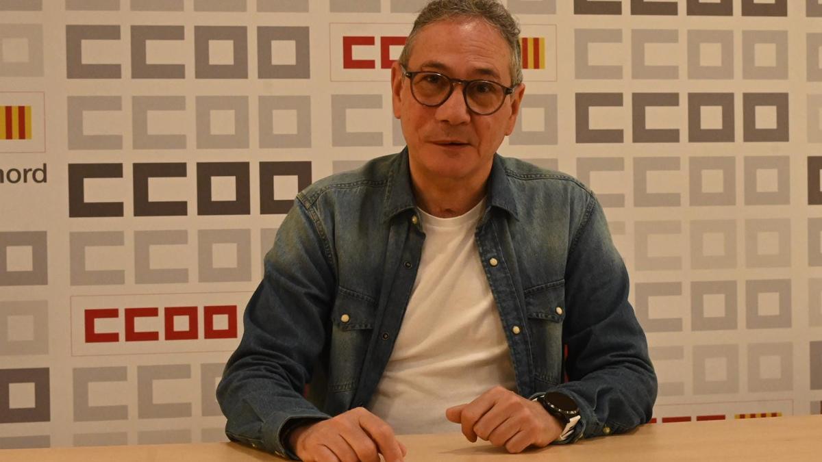 Vídeo: Albert Fernàndez, secretario general de CCOO de Comarques del Nord