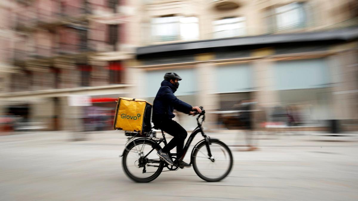 Un &#039;rider&#039; en Barcelona.