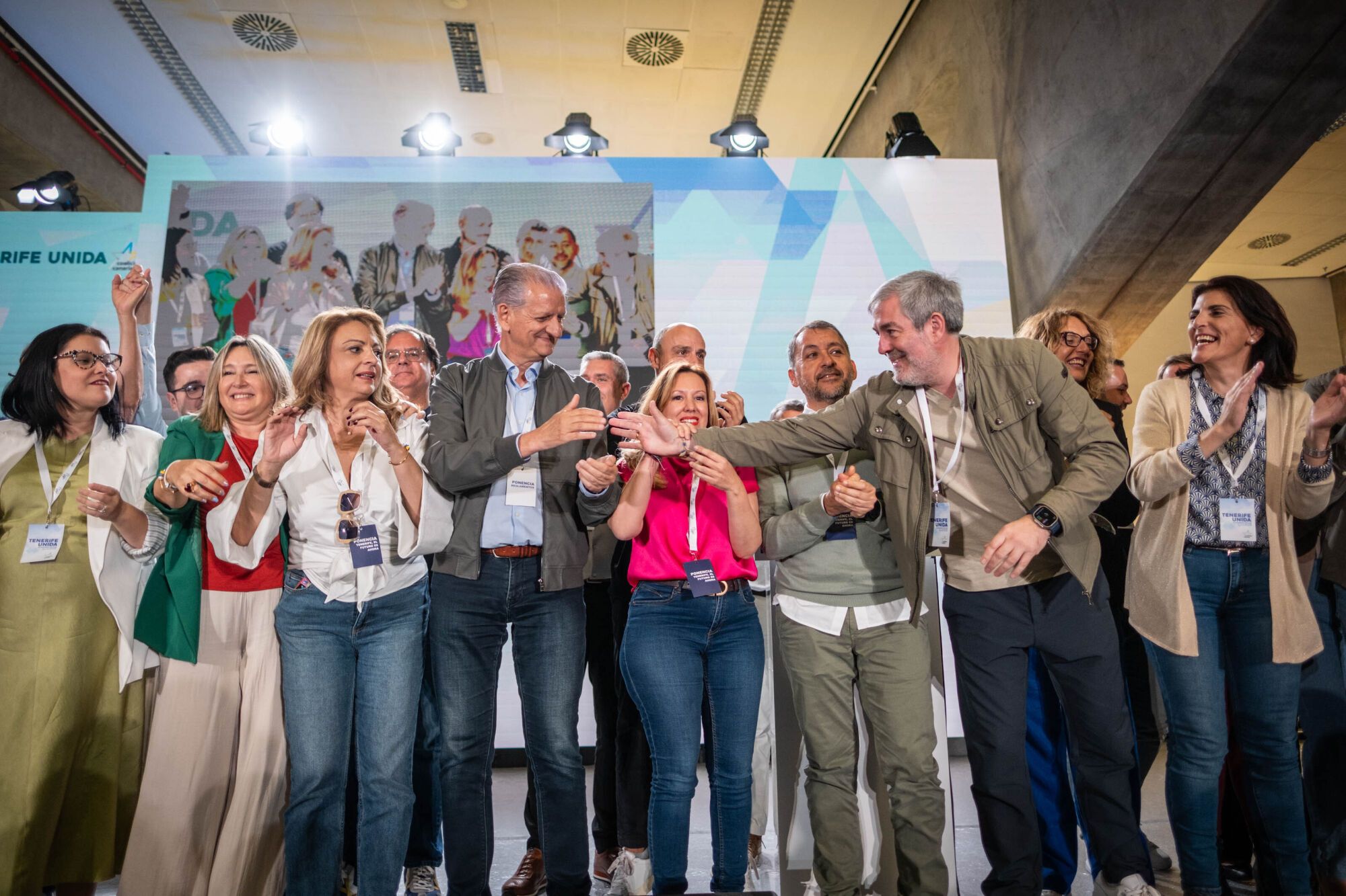 Francisco Linares, elegido secretario insular de CC en el último congreso del partido en Tenerife. 