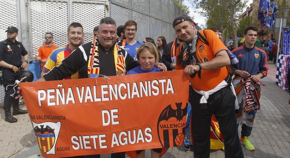 La afición del Valencia no falla en Getafe