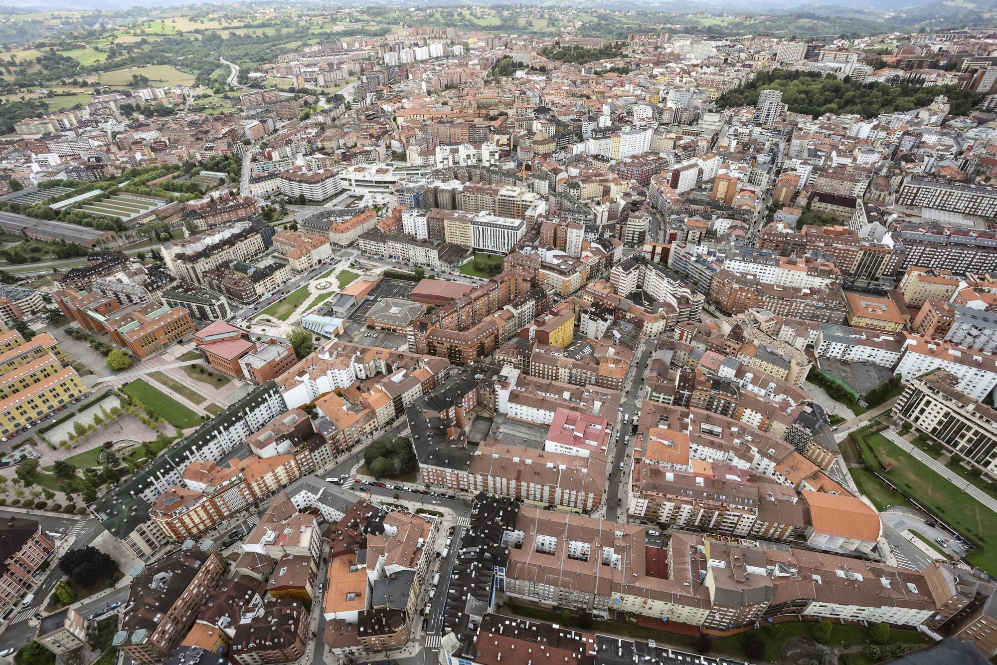 Las mejores imágenes de Oviedo desde el aire