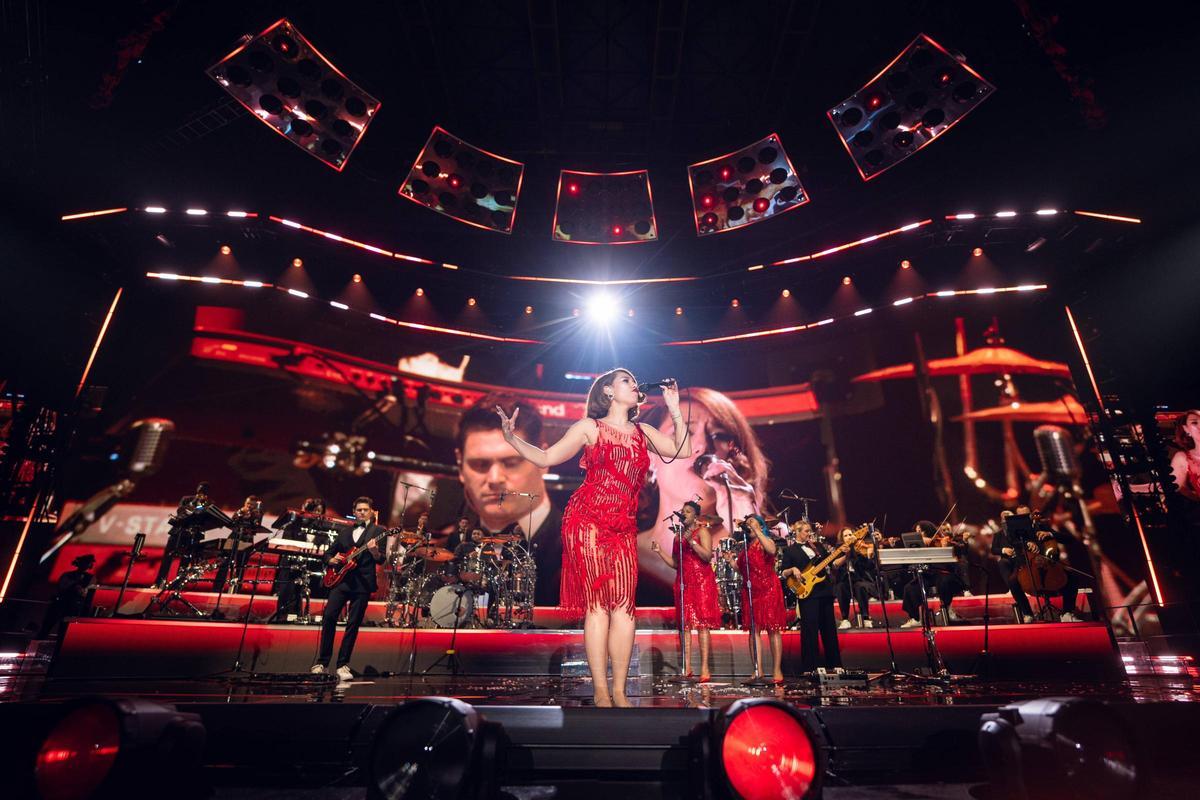 Concierto de Raye en el Palau Sant Jordi.