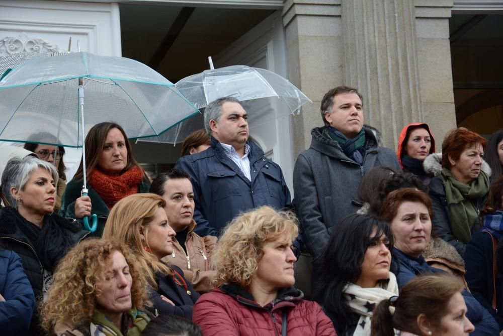 Multitudinaria protesta del 8-M en Pontevedra