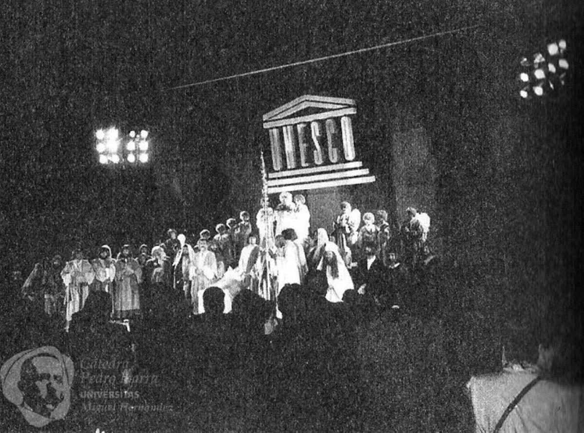 oncierto de El Misteri en la sede de la Unesco, en una imagen de la Cátedra Pedro Ibarra