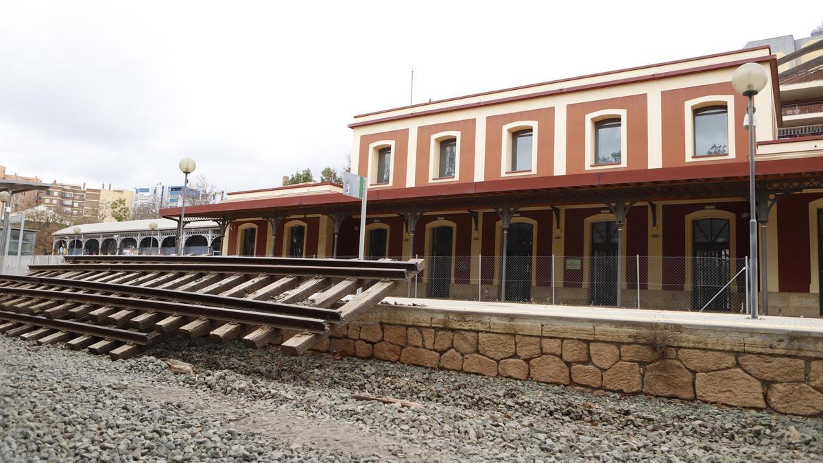 Estado actual de la estación de Sutullena.