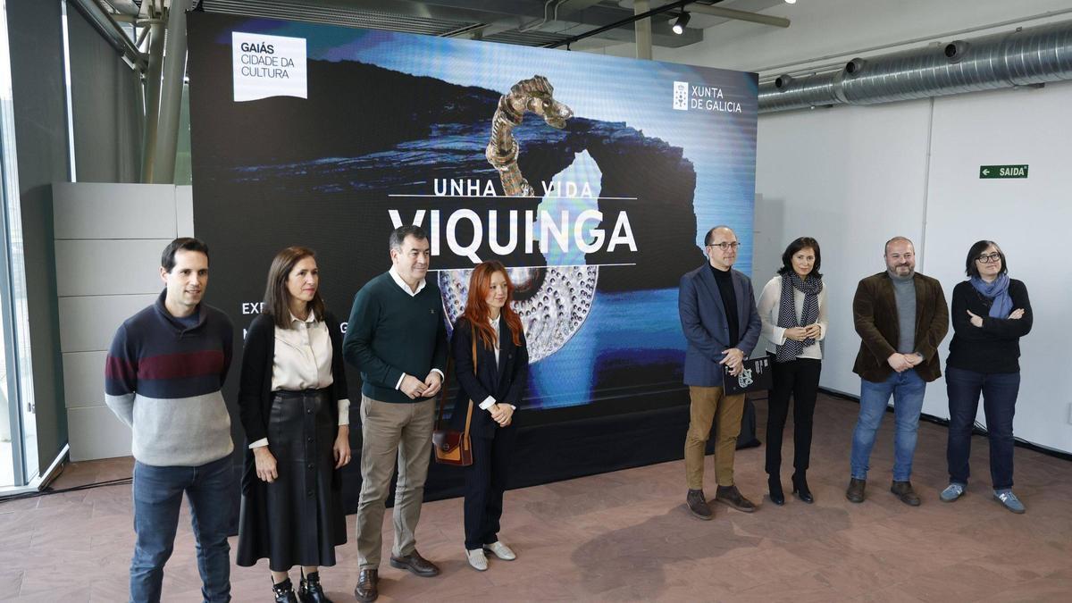 Presentación en la Cidade da Cultura de la exposición de 'Una vida viquinga'