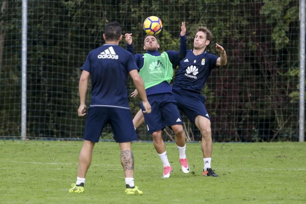 Entrenamiento del Oviedo previo al Lugo