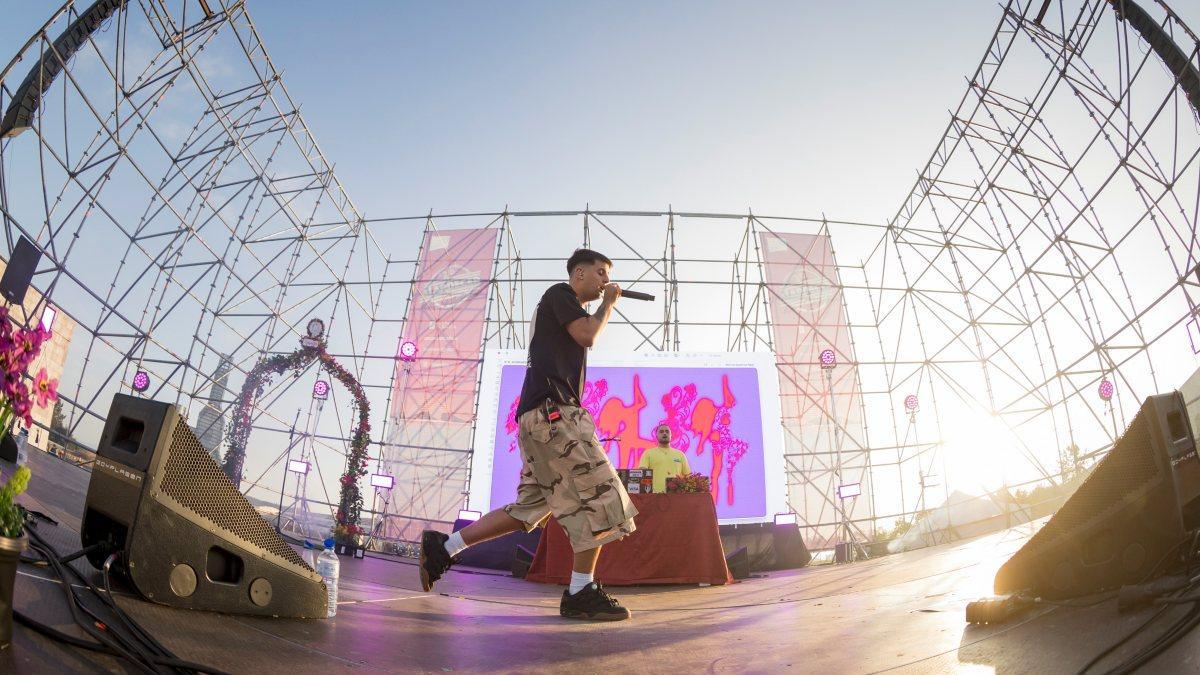 9Louro en la Cidade da Cultura.