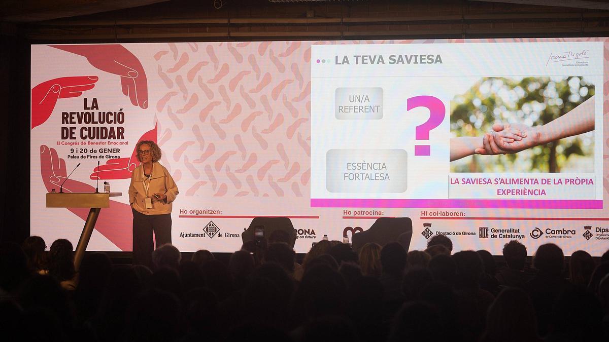 El primer dia del  II Congrés de Benestar Emocional de Girona