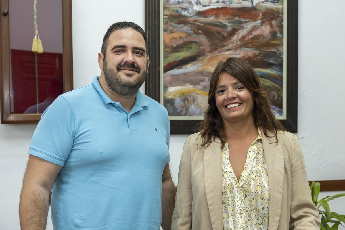 Javier Díaz y Olivia Duque.