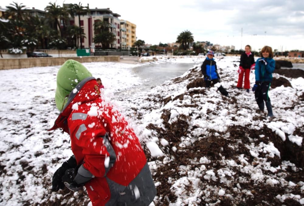 Nieve en Dénia.