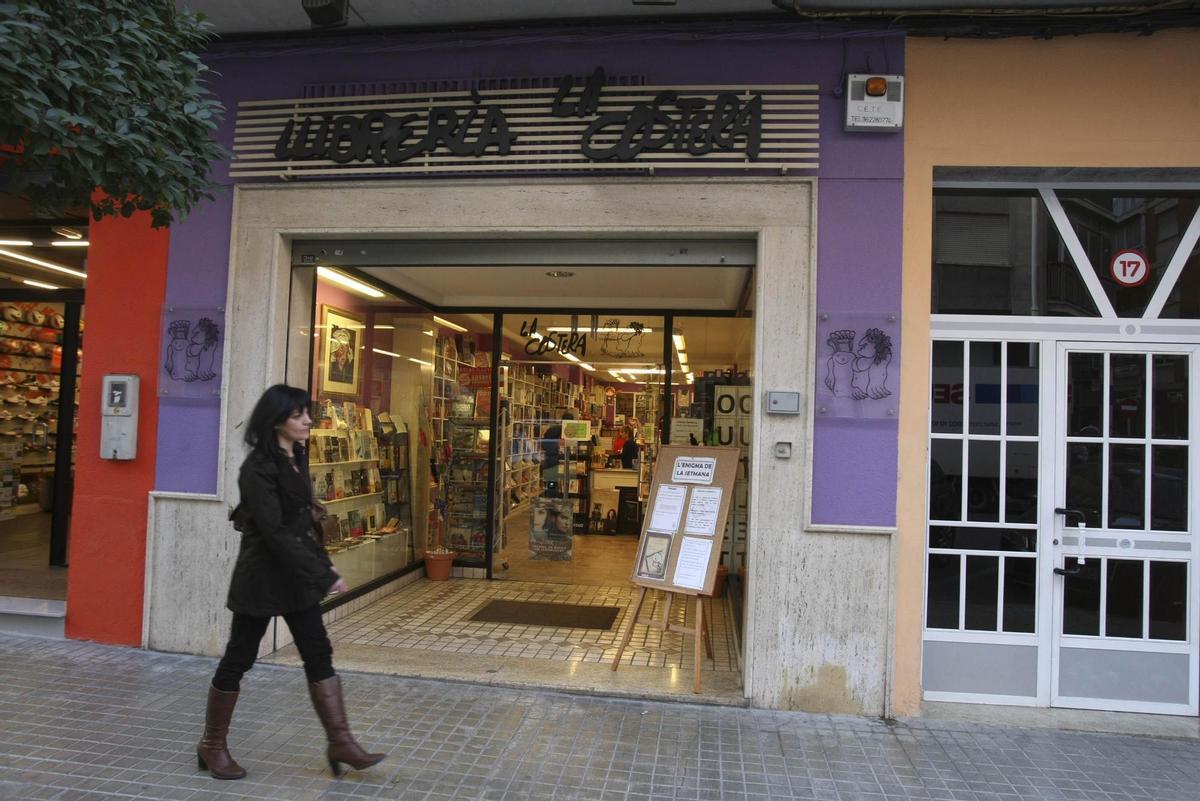La librería La Costera, en la calle Gregorio Molina de Xàtiva.