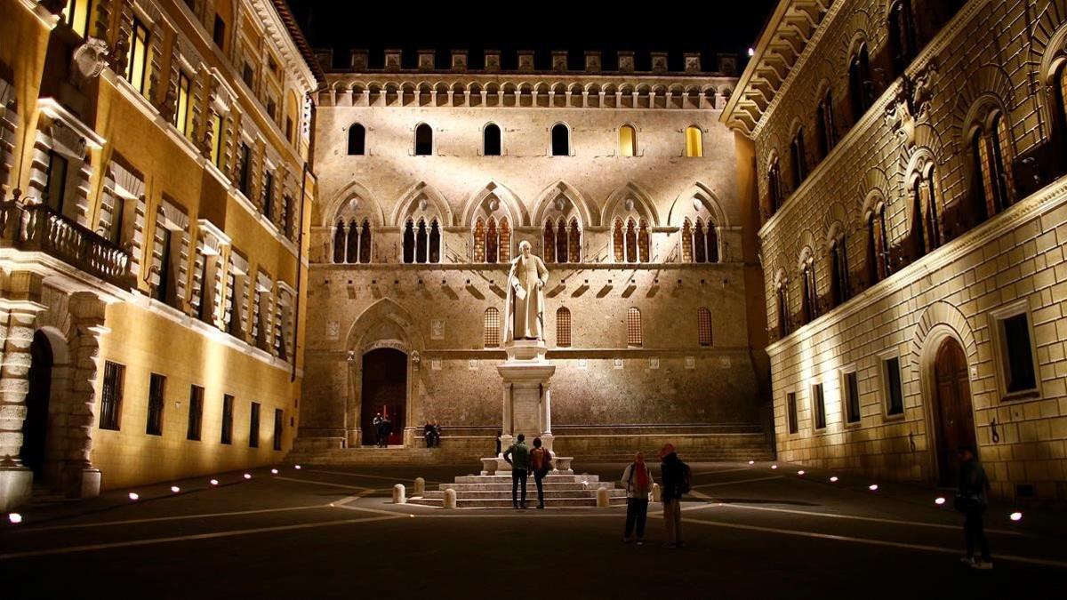 Imagen de archivo del centro de Siena.